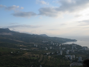 Вид на Партенит со склона горы Аю-даг