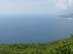 Вид на Черное море с южного склона горы Аю-даг