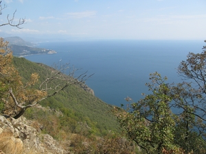 Вид на Черное море с южного склона Медведь-горы